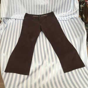 Mossimo Sz 16 Brown Stretch Pants